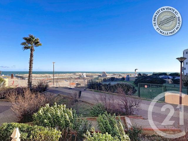 Appartement Studio &agrave; vendre - 1 pi&egrave;ce - 20 m2 - Le Barcares - 66 - LANGUEDOC-ROUSSILLON