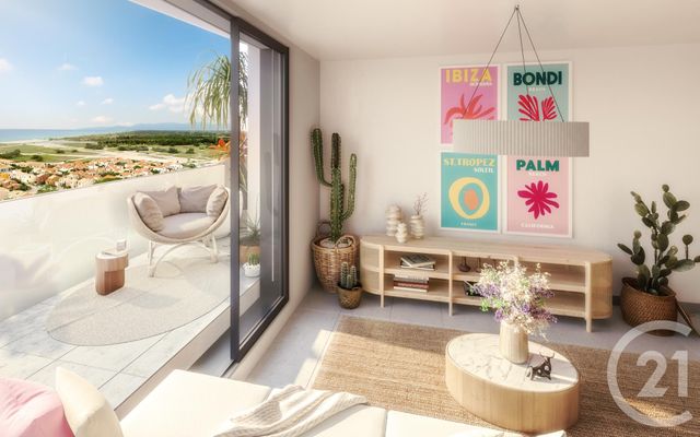 Appartement T2 à vendre - 2 pièces - 42,73 m2 - Le Barcares - 66 - LANGUEDOC-ROUSSILLON